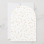 ポップ・アートのモダンFizz Clink大晦日パーティー 招待状 (裏面)