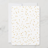 ポップ・アートのモダンFizz Clink大晦日パーティー 招待状 (裏面)