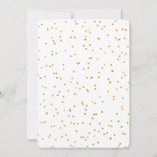 ポップ・アートのモダンFizz Clink大晦日パーティー 招待状 (裏面)