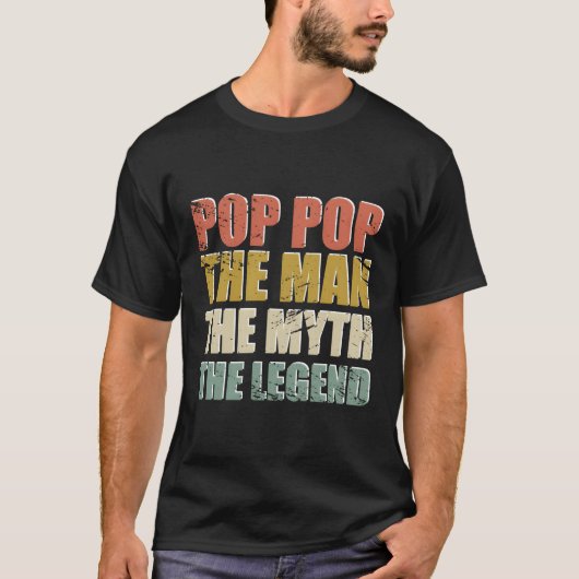 ポップ・アートの伝説ポップ・アートの父の日 Tシャツ (正面)