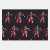 ポップ・アートの培養玩具写真 ラッピングペーパーシート (正面3)