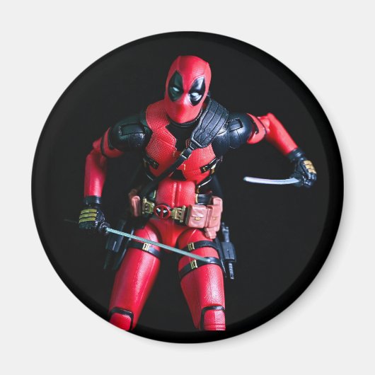 ポップ・アートの培養玩具撮影デザイン マグネット (正面)