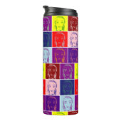 ポップ・アートの女顔漫画 タンブラー (回転右)