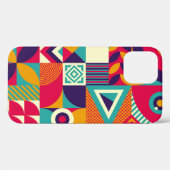 ポップ・アートの抽象芸術幾何形状、シームレスなパターン。 Case-Mate iPhoneケース (裏面 (横))