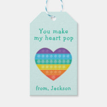 ポップ・アートの教室のバレンタインの虹