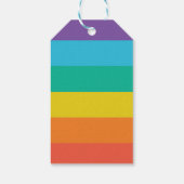 ポップ・アートの教室のバレンタインの虹 ギフトタグ (裏面)