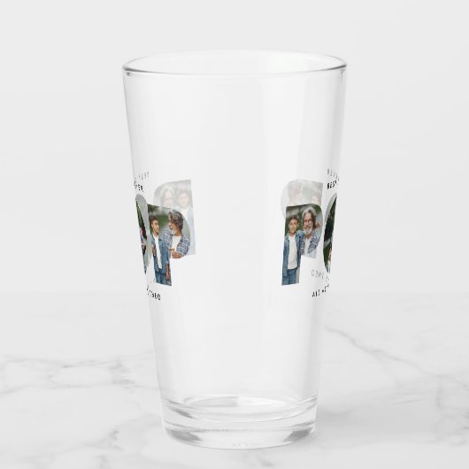 ポップ・アートの数々のモダンタイポグラフィエレガント タンブラーグラス (左)