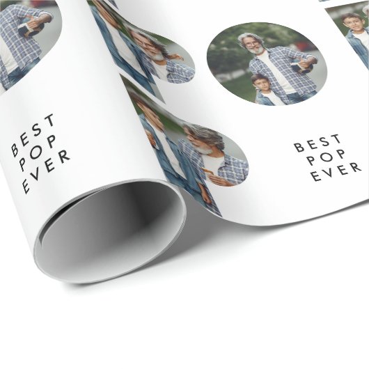 ポップ・アートの数々のモダンタイポグラフィエレガント ラッピングペーパー (ロールコーナー)