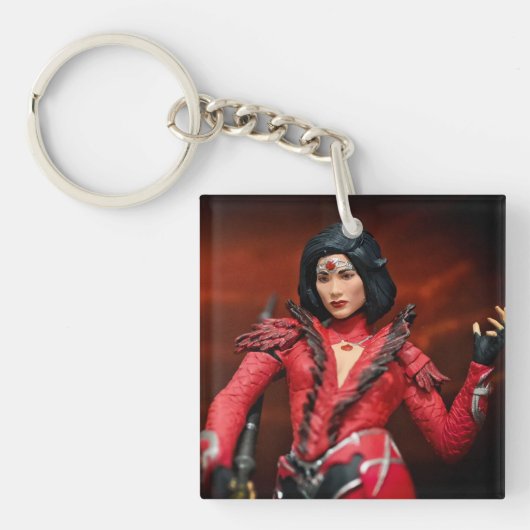 ポップ・アートの文化玩具写真設計 キーホルダー (正面)