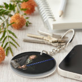 ポップ・アートの文化玩具写真設計 キーホルダー (正面右)