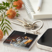 ポップ・アートの文化玩具写真設計 キーホルダー (正面右)