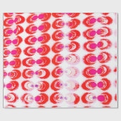 ポップ・アートの織物 ラッピングペーパー (フラット)