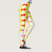 ポップ・アートの織物 レギンス (右)