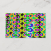 ポップ・アートの織物 名刺 (裏面)