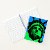 ポップ・アートの自由の美像 ノートブック (内部)