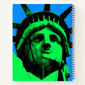 ポップ・アートの自由の美像 ノートブック (裏面)