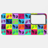 ポップ・アートの芸者の広場 SAMSUNG GALAXYケース (左側面)