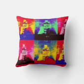 ポップ・アートの芸術ボトル クッション (裏面)