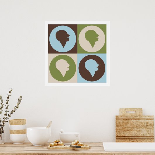 ポップ・アートの芸術言語病理学 ポスター (キッチン)