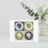 ポップ・アートの芸術言語病理学 ポストカード (スタンド正面)