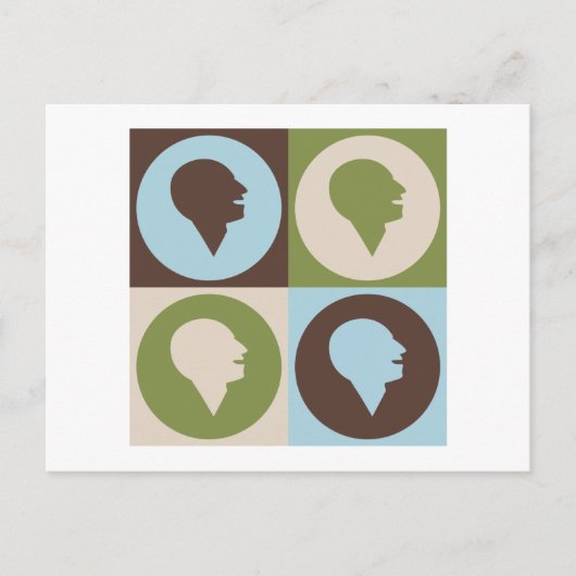 ポップ・アートの芸術言語病理学 ポストカード (正面)