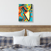 ポップ・アートの芸 キャンバスプリント (インサイチュ (寝室))