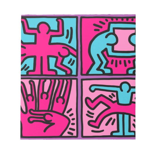 ポップ・アートの術 ノートパッド (正面)