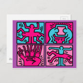 ポップ・アートの術 ポストカード (正面/裏面)