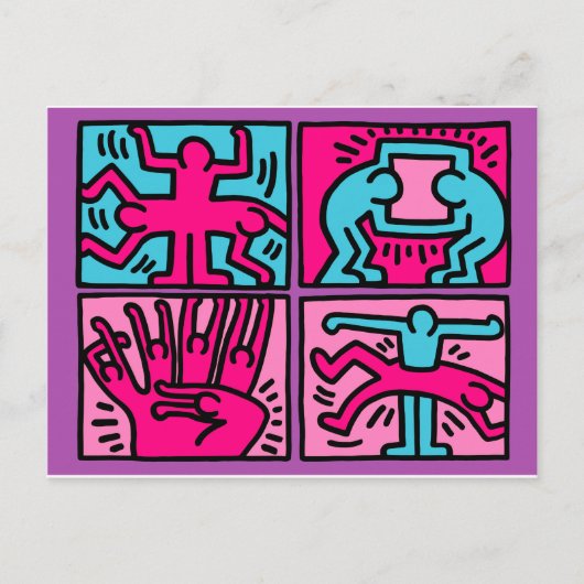 ポップ・アートの術 ポストカード (正面)