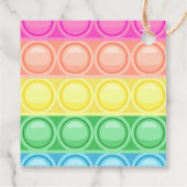 ポップ・アートの誕生日ありがとう フェイバータグ (裏面)