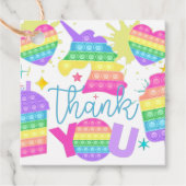 ポップ・アートの誕生日ありがとう フェイバータグ (正面)