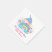 ポップ・アートの誕生日 スタンダードカクテルナプキン (角)