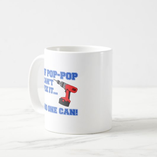 -ポップ・アートの誰もポップ・アートのそれを修正できない コーヒーマグカップ (正面左)