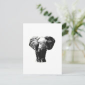 ポップ・アートの象 ポストカード (スタンド正面)