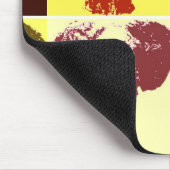 ポップ・アートの象 マウスパッド (コーナー)