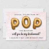 ポップ・アートの質問 |お前は俺の花嫁のメイドか? 招待状 (正面)