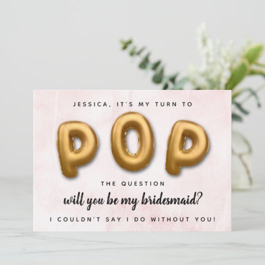 ポップ・アートの質問 |お前は俺の花嫁のメイドか？ 招待状 (スタンド正面)