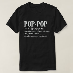 ポップ・アートの – おじいおもしろいちゃんの贈り物カッコいいを意味する定義 Tシャツ