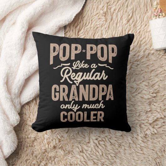 ポップ・アートの-ポップ・アートの – 通常の大御所にクール対するひねり クッション (ブランケット)