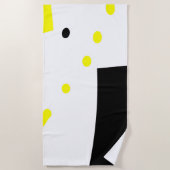 ポップ・アートの-art92 ビーチタオル (正面)