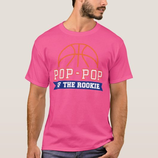 ポップ・アートの-Of Rookie 1St Birthday Basketballテーママ Tシャツ (正面)