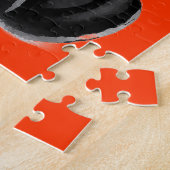 ポップ・アートのArtヘッドフォン ジグソーパズル (側面)