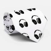 ポップ・アートのArtヘッドフォン ネクタイ (ロール)