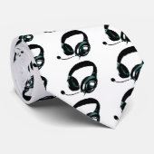 ポップ・アートのArtヘッドフォン ネクタイ (ロール)