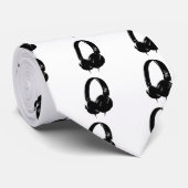 ポップ・アートのArtヘッドフォン ネクタイ (ロール)
