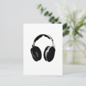 ポップ・アートのArtヘッドフォン ポストカード (スタンド正面)