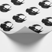 ポップ・アートのArtヘッドフォン ラッピングペーパー (角)