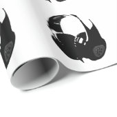 ポップ・アートのArtヘッドフォン ラッピングペーパー (ロールコーナー)