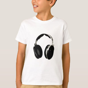 ポップ・アートのArtヘッドフォン Tシャツ