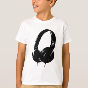 ポップ・アートのArtヘッドフォン Tシャツ